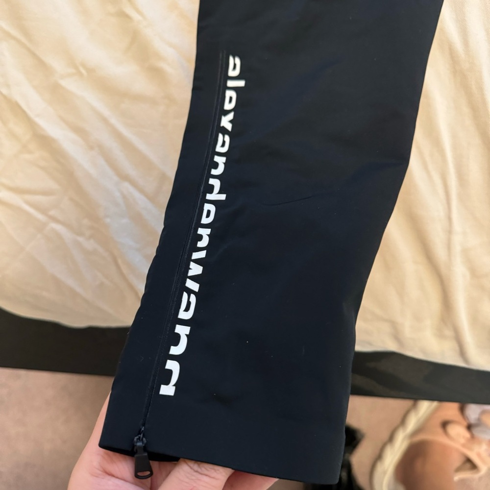 NWT Alexander Wang Black Logo Leggings